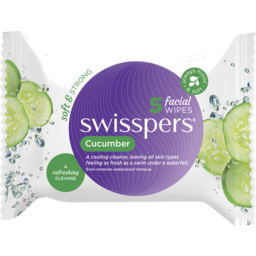Photo of Swisspers Cucumber Facial Wipes 5 Pack 