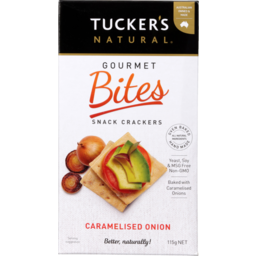 Photo of Tucker's Gourmet Bites Caramelised Onion 115g