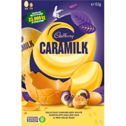 Photo of Easter Cadbury Egg Giftbox Caramilk 153gm