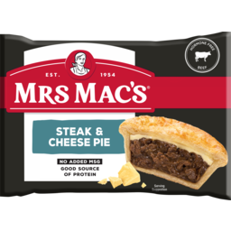 Photo of Mrs Mac's Steak & Cheese Pie