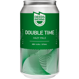 Photo of Deeds Double Time Hazy Pale 375ml