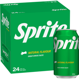 Photo of Soft Drinks, Sprite Lemonade 24 x 375 ml