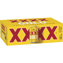 Photo of XXXX Gold Can 375ml 24 Pack 
