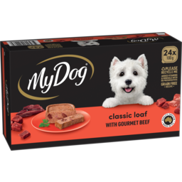Photo of My Dog Wet Dog Food Gourmet Beef Meaty Loaf Trays 24x100g