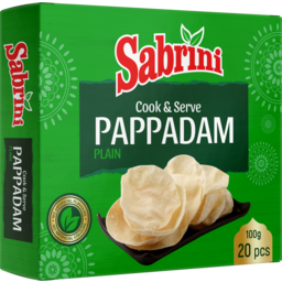 Photo of Sabrini Cook & Serve Plain Pappadam