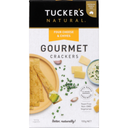 Photo of Tuckers Crackers Cheese & Chives 100g