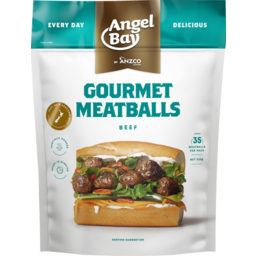 Photo of Angel Bay Gourmet Burger Meatballs Beef Part Cooked