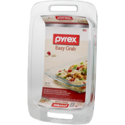 Photo of Pyrex Easy Grab 7"X11" Oblong Glass Bakeware