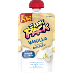 Photo of Foster Clarks Vanilla Flavoured Custard Snak Pack