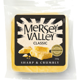 Photo of Mersey Valley Classic Vintage Club Cheddar Cheese 235g
