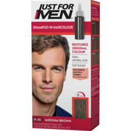 Photo of Just For Men Shapoo-In Haircolour Mediu Brown 66ml