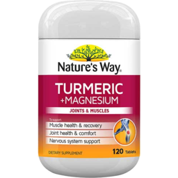 Photo of Nature's Way Turmeric & Magnesium 120 Tablets
