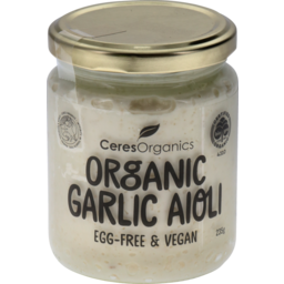 Photo of Ceres Organics Organic Garlic Aioli 235g