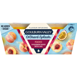Photo of Goulburn Valley Orchard Splash Peach In Passionfruit 2x160gm