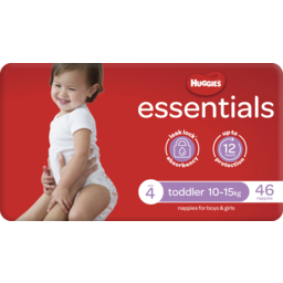 Photo of Huggies Essentials For Boys & Girls 10- Size 4 Nappies 46 Pack