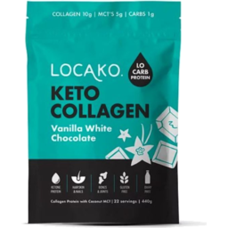 Photo of Locako Keto Collagen Vanilla White Chocolate