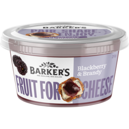 Photo of Barkers Fruit For Cheese Fruit Paste Blackberry & Brandy 210g