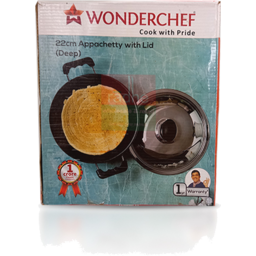 Photo of Wonder Chef  Appachetty With Lid Crimson 22cm22cm