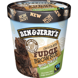 Photo of Ben & Jerrys Choc Fudge Brownie Non Dairy Frozen Dessert 458ml