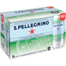 Photo of San Pellegrino Sparkling Natural Mineral Water Cans