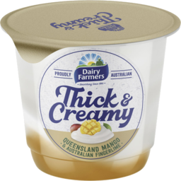 Photo of Dairy Farmers Thick & Creamy Mango Lime Yoghurt