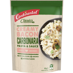 Photo of Continental Creamy Bacon Carbonara Pasta & Sauce 85gm