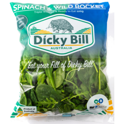 Photo of Dicky Bill Australia Spinach & Wild Rocket 120gm