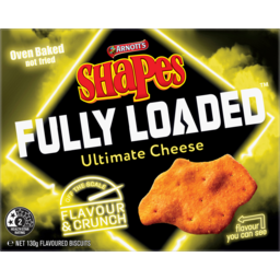 Photo of Arnotts Shapes Fully Loaded Ultimate Cheese 130g