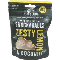 Photo of Tom & Luke Snackaballs Zesty Lemon & Coconut 140g