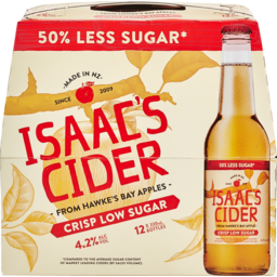 Photo of Isaac's Low Sugar Cider Apple 330ml 12 Pack