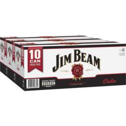 Photo of Jim Beam White & Cola Can 375ml 3x10 Pack