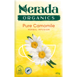 Photo of Nerada Organics Camomile Tea Cup Bags 40pk