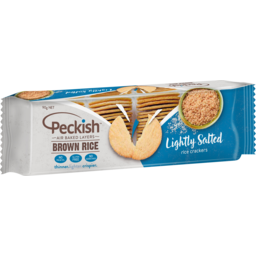 Photo of Peckish Brown Rice Lightly Salted Rice Crackers 90gm