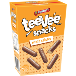 Photo of Arnott's Teevee Snacks Chocolate Biscuits Malt Sticks 175g 175g