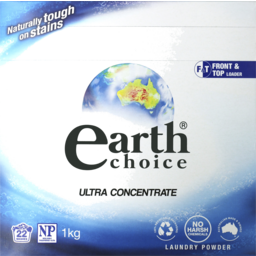 Photo of Earth Choice Laundry Powder Top & Front Load 1kg