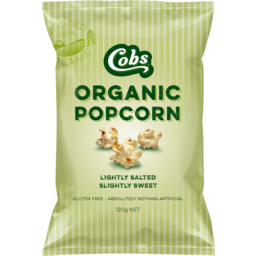 Photo of Cobs Organic Popcorn Lightly Salted Slightly Sweet Gluten Free