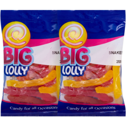 Photo of Big Lolly Snakes 180gm