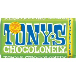 Photo of Tony's Chocolonely - Dark Almond Sea Salt Chocolate 180g