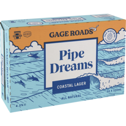 Photo of Gage Roads Pipe Dreams Lager Can 330ml Carton (24)