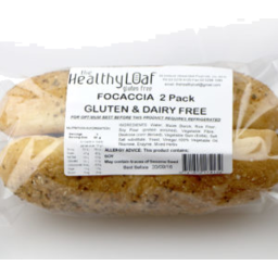 Photo of H/Loaf Focaccia Rolls Gf/Df 2pk