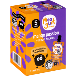 Photo of Moogurt Yoghurt Mango Passion 5 Pack X