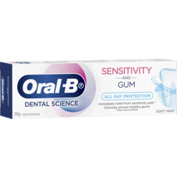 Photo of Oral-B Sensitivity & Gum All Day Protection Soft Mint Toothpaste 90g 90g