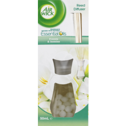 Photo of Air Wick Essential Oils Freesia & Jasmine Reed Diffuser 50ml