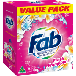 Photo of Fab Fresh Frangipani Laundry Powder Detergent 4kg
