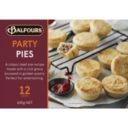 Photo of Balfours Party Pies 12 Pack 600g