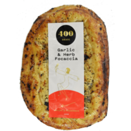 Photo of 400 Gradi Focaccia Garlic Herb 260gm