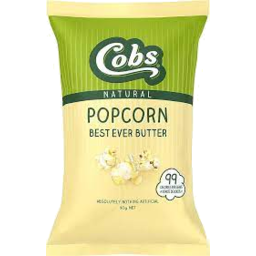 Photo of Cobs Gluten Free Natural Best Ever Butter Popcorn 90g