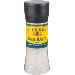 Photo of G Fresh Coarse Atlantic Sea Salt Grinder 280g