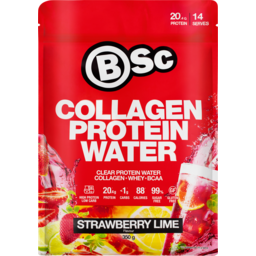 Photo of Body Science Colagen Protein Water - Strawberry & Lime