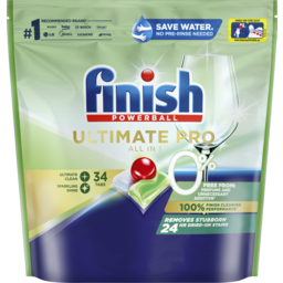 Photo of Finish Ultimate Pro 0% Dishwashing Tablets 34 Pack 